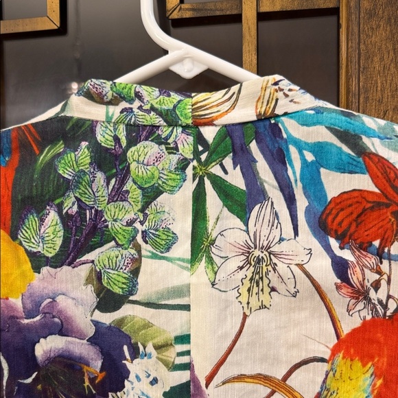 Floral Print Blazer with Vibrant Colors - Picture 12 of 13